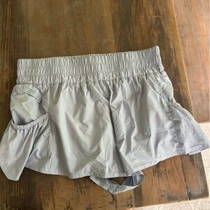 Free people movement get your flirt on shorts lavender